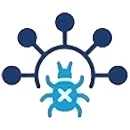 This icon suggests a well-structured, organized solution involving multiple pests